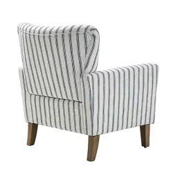 Gustaf Navy Striped Armchair