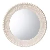 Halle Pearl White Wall Mirror