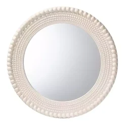 Halle Pearl White Wall Mirror
