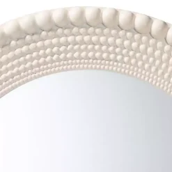 Halle Pearl White Wall Mirror