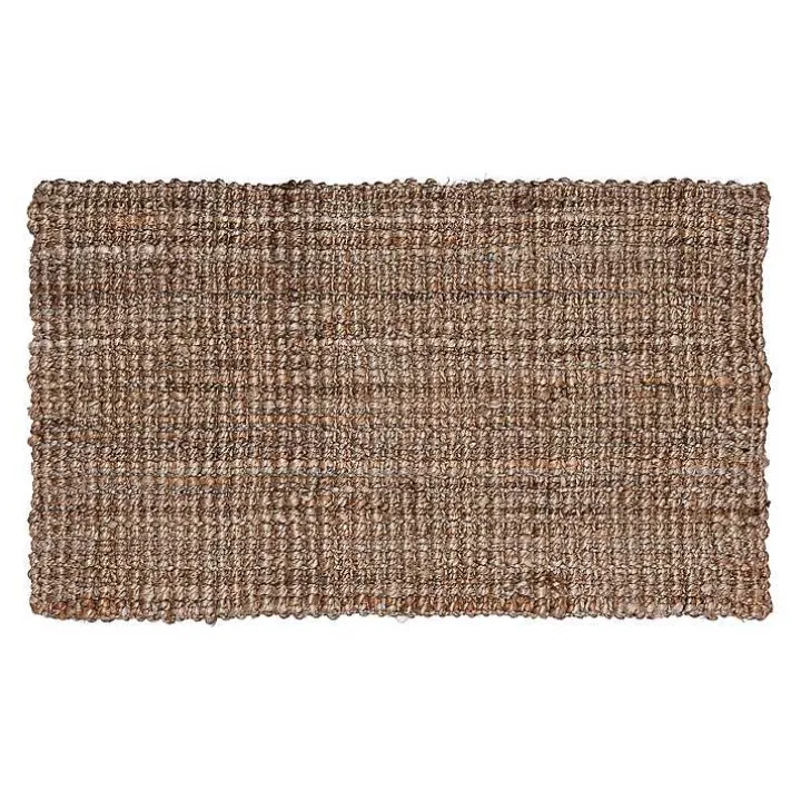 Handspun Jute Boucle Scatter Rug