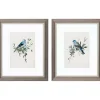 Happy Bluebirds Framed Art Prints, Set of 2