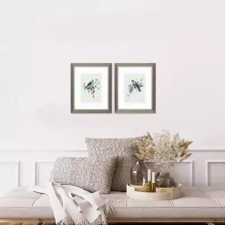 Happy Bluebirds Framed Art Prints, Set of 2