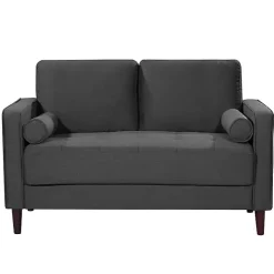 Heather Gray Chelsea Modern Loveseat