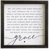 His Everlasting Grace Wall Plaque