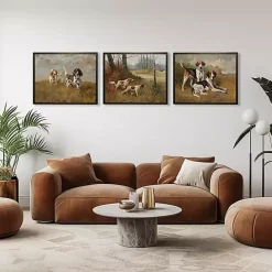 Hunting Dogs Framed Art Print