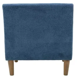 Indigo Blue Upholstered Shea Accent Chair
