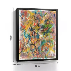 Inside Out No. 2 Framed Giclee Canvas Art Print