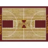 Iowa State University Courtside Area Rug, 4x6