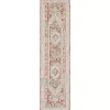 Irsia Rust Traditional Serged Runner, 2x8