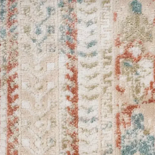 Irsia Rust Traditional Serged Runner, 2x8