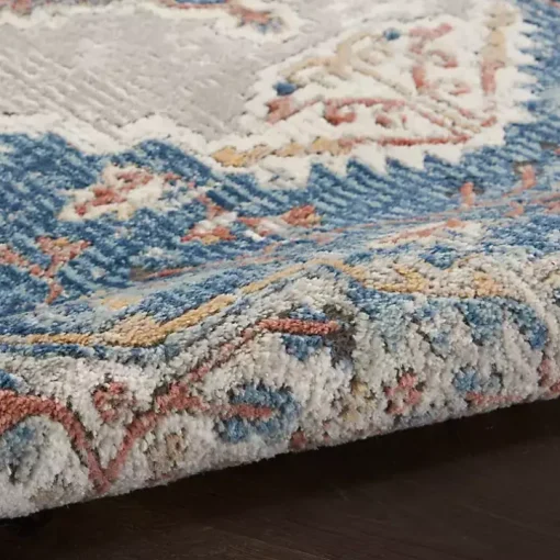 Ivory Antique Diamond Medallion Runner, 2x7