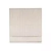 Ivory Basketweave Cordless Roman Shade, 27 in.