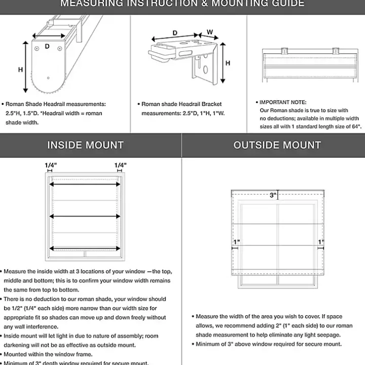 Ivory Faux Silk Room Darkening Roman Shade, 33 in.