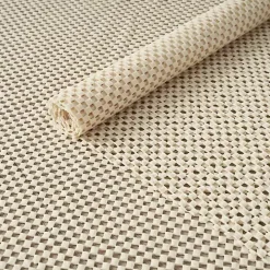 Ivory Gridlock Non-Slip Rug Pad, 5x8