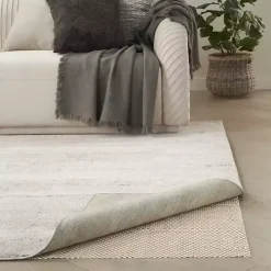 Ivory Gridlock Non-Slip Rug Pad, 5x8