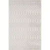 Ivory Moroccan Washable Area Rug, 3x5