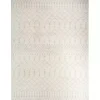 Ivory Moroccan Washable Area Rug, 5x7