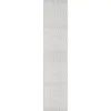 Ivory Moroccan Washable Runner, 2x12