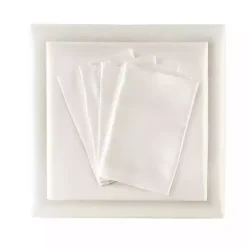 Ivory Satin 6-pc. California King Sheet Set