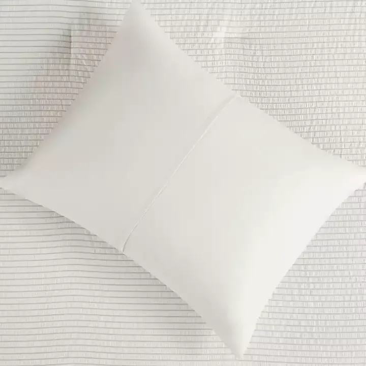 Ivory Seersucker 3-pc. Full/Queen Comforter Set