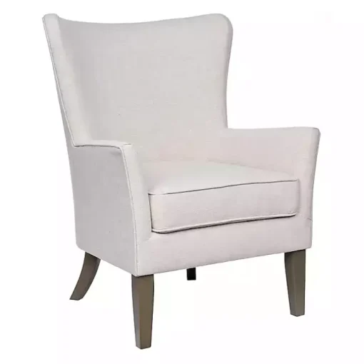 Ivory Upholstered Armchair