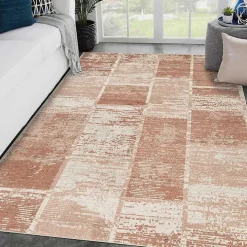 Jordan Aly Sand Modern Area Rug, 6x9