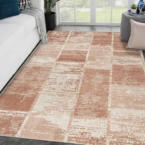 Jordan Aly Sand Modern Area Rug, 6x9