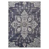Jordan Eva Purple Medallion Area Rug, 6x9