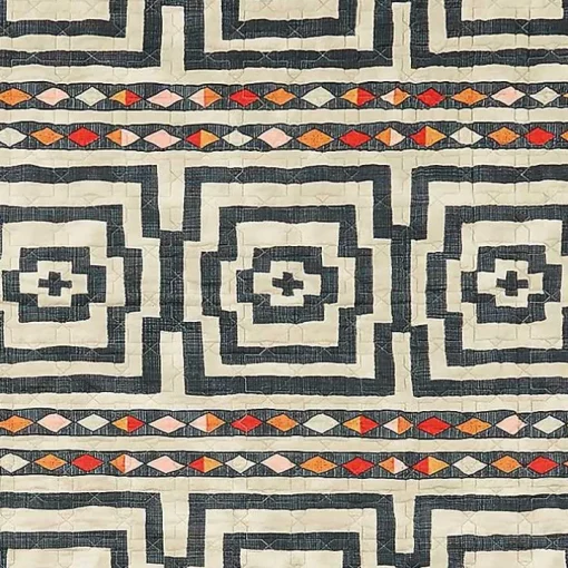 Justina Blakeney Black Hypnotic Queen Quilt Set