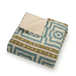 Justina Blakeney Blue Hypnotic Queen Quilt Set