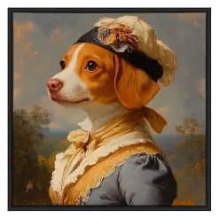 Lady Penelope Pawprints Framed Art Print