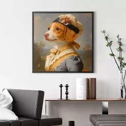 Lady Penelope Pawprints Framed Art Print