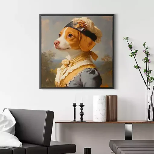 Lady Penelope Pawprints Framed Art Print