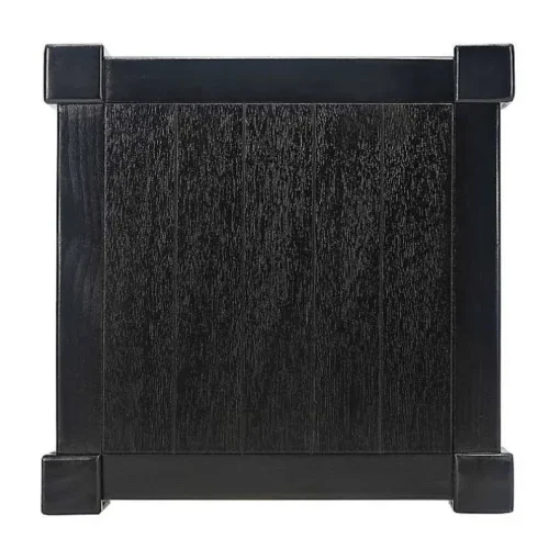 Landry Black Carved Legs Accent Table