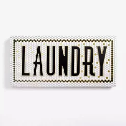 Laundry Subway Tile Wall Plaque