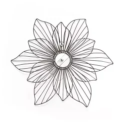 Layered Flower Metal Wall Plaque