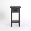 Leo Black Wood Accent Table