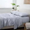 Light Blue Chambray 4-pc. King Bed Sheet Set