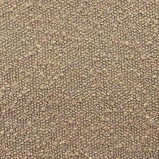 Light Brown Boucle Modern Storage Bench