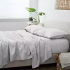 Light Gray Chambray 4-pc. Full Bed Sheet Set