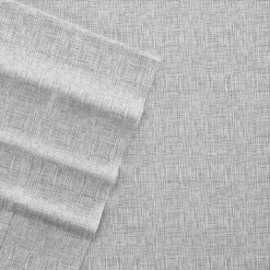 Light Gray Chambray 4-pc. Full Bed Sheet Set