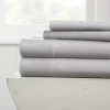 Light Gray Hearts 4-pc. California King Sheet Set