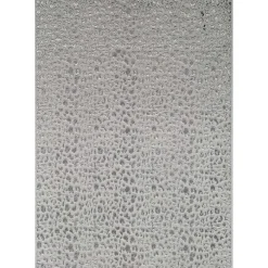 Light Gray Leopard Textured Area Rug, 8x10