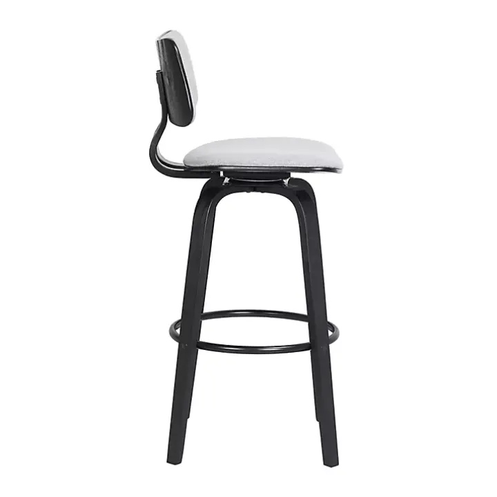 Light Gray Pico Swivel Counter Stool