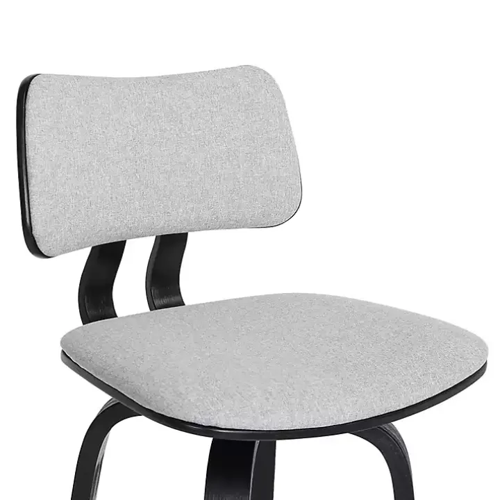 Light Gray Pico Swivel Counter Stool