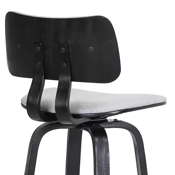 Light Gray Pico Swivel Counter Stool