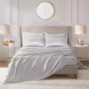 Light Gray Satin 6-pc. Full Sheet Set