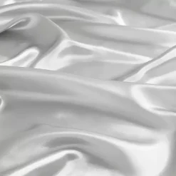 Light Gray Satin 6-pc. Queen Sheet Set