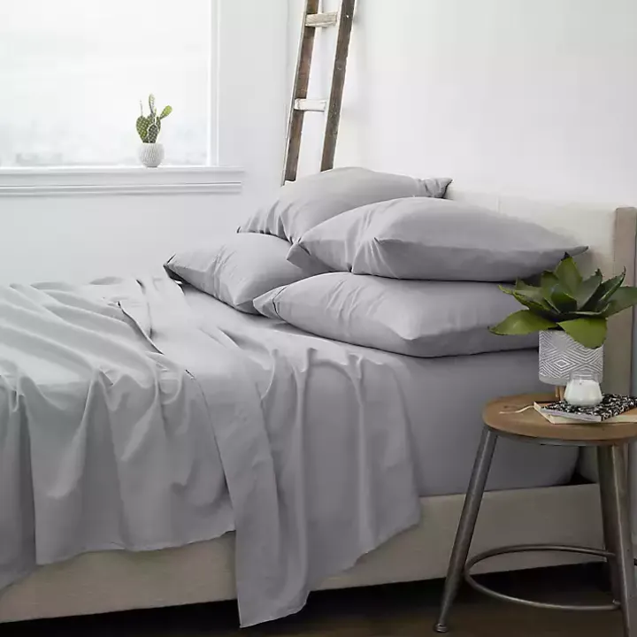 Light Gray Ultra Soft 6-pc. Queen Sheet Set